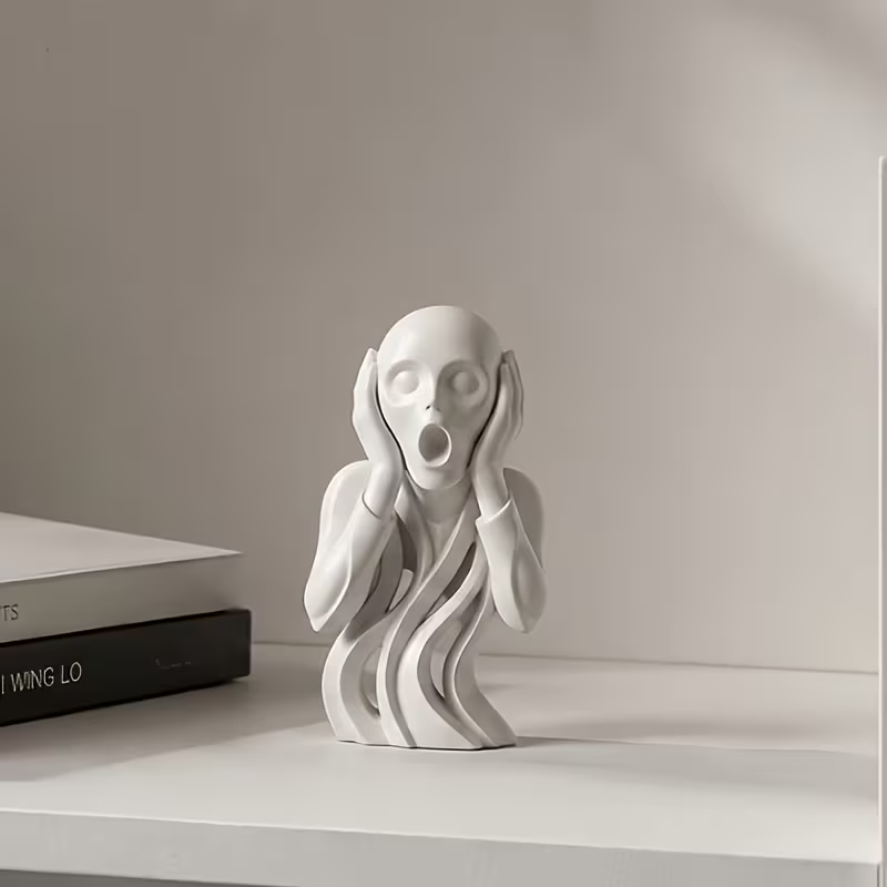 3D Printing Ghosting - 3D Printed Screaming Ghost Figurine Halloween/Gothic