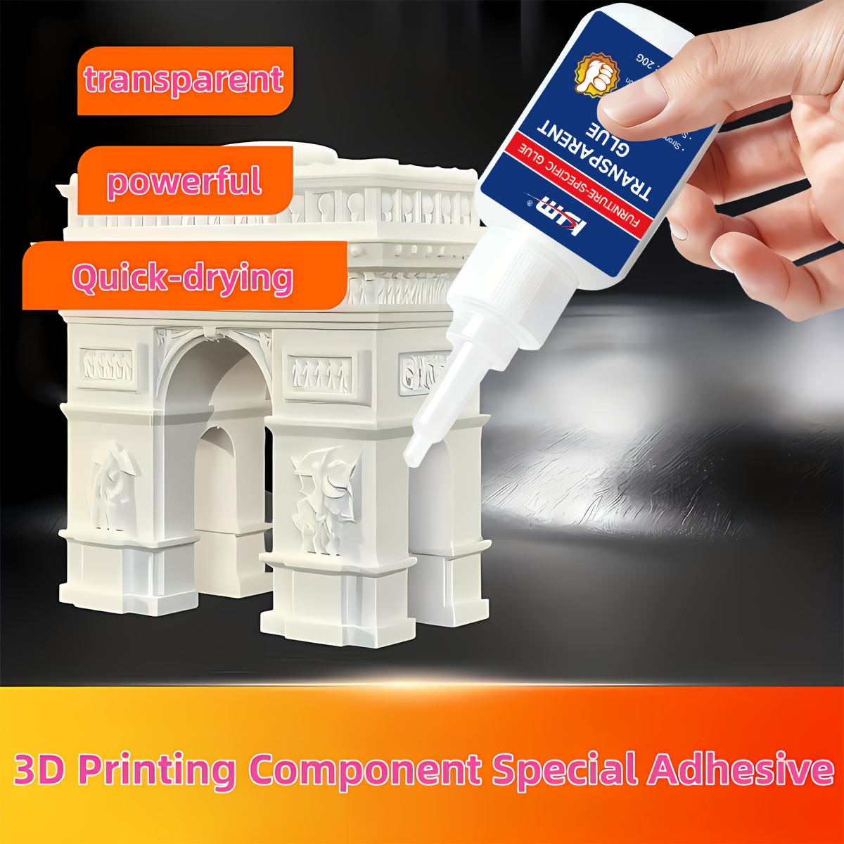 3D Printing Glue Stick - Quick Dry Transparent Adhesive For 3D