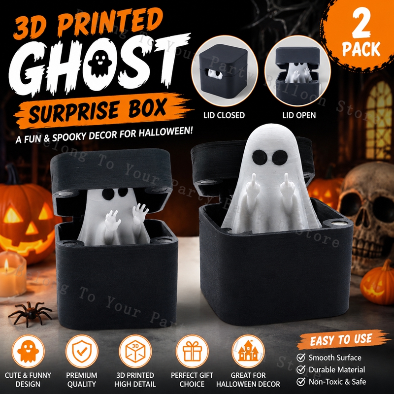 3D Printing Ghosting - 3D Printed Middle Finger Ghost Surprise