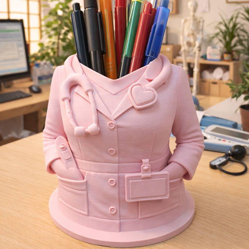3D Printing For Medical - 3D Printed Doctor Nurse Figurine Pen