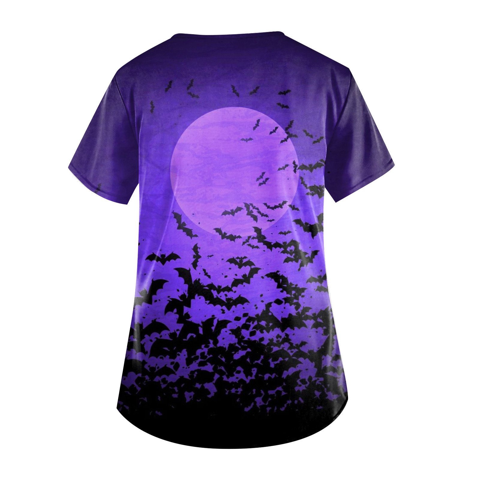 Halloween Bat Pattern T-Shirt  - 3D Printing For Medical recension och pris