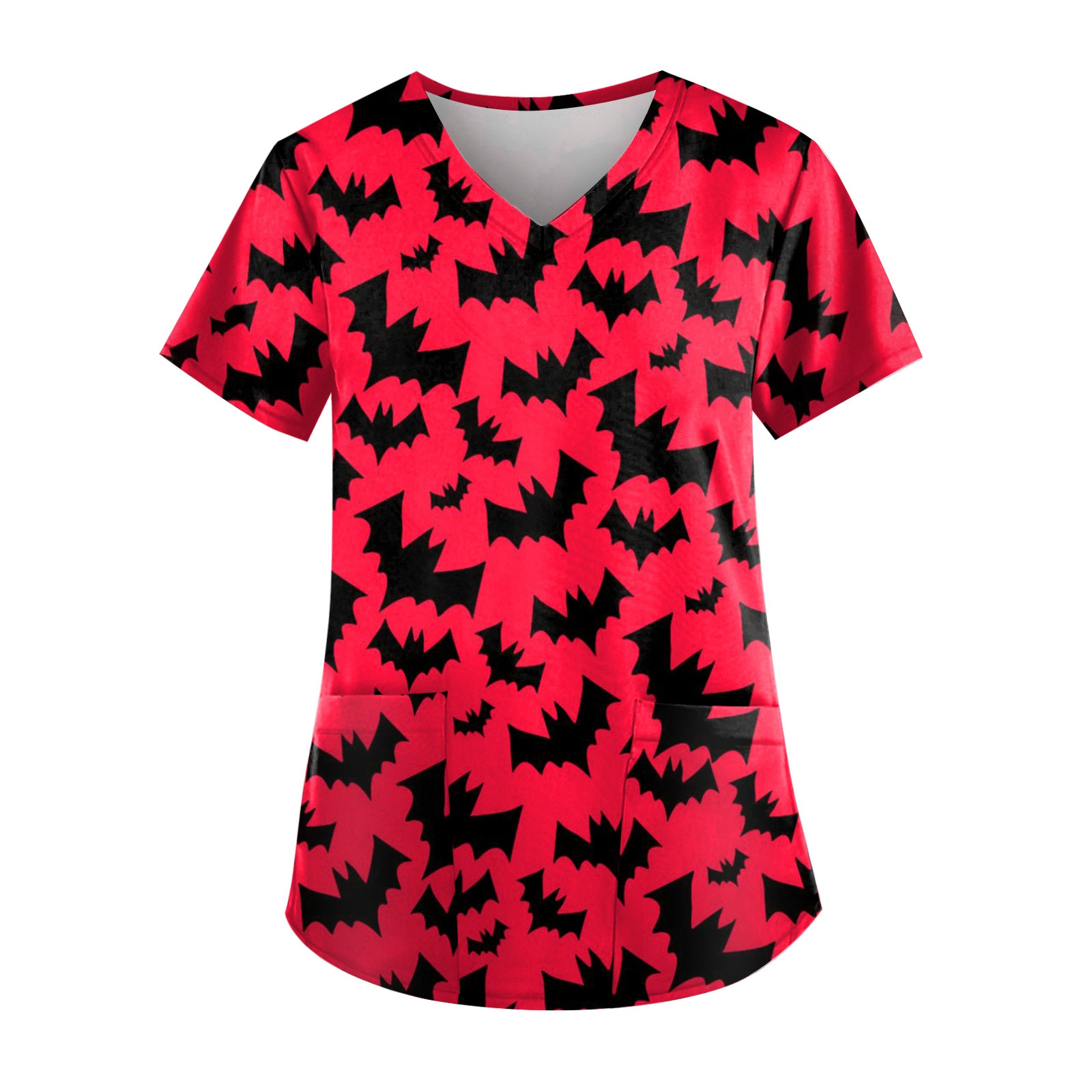 Halloween Bat Pattern T-Shirt  - 3D Printing For Medical recension och pris