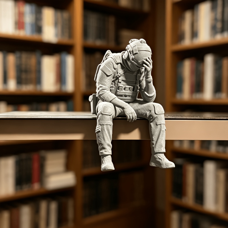 3D Printed Mini Sitting Tired  - 3D Printing Action Figure recension och pris