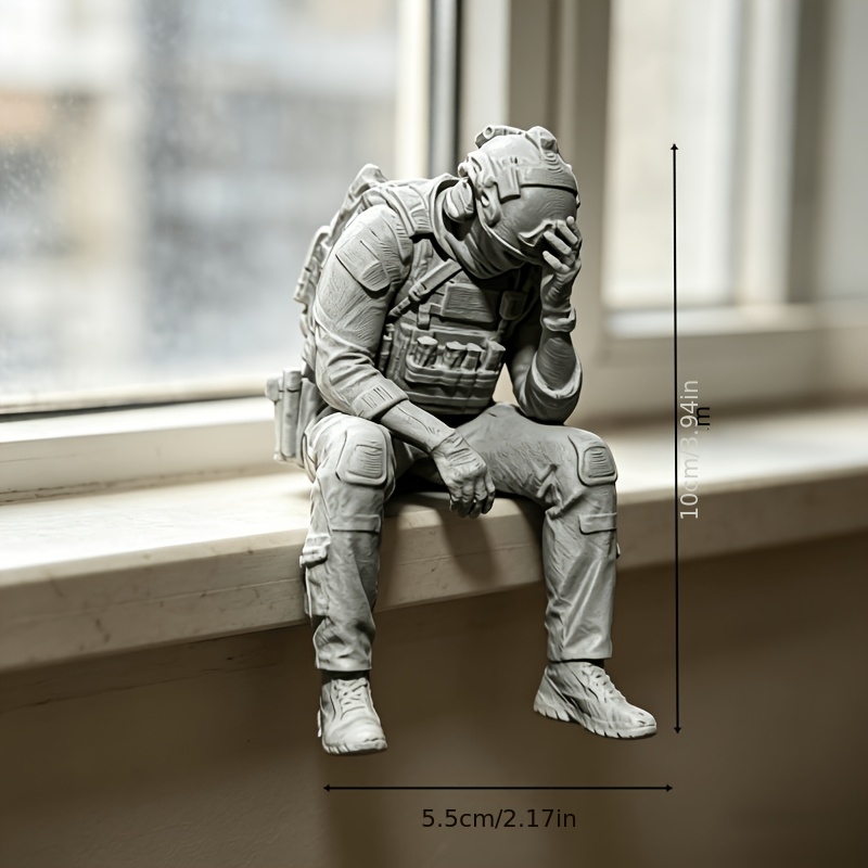 3D Printed Mini Sitting Tired  - 3D Printing Action Figure recension och pris