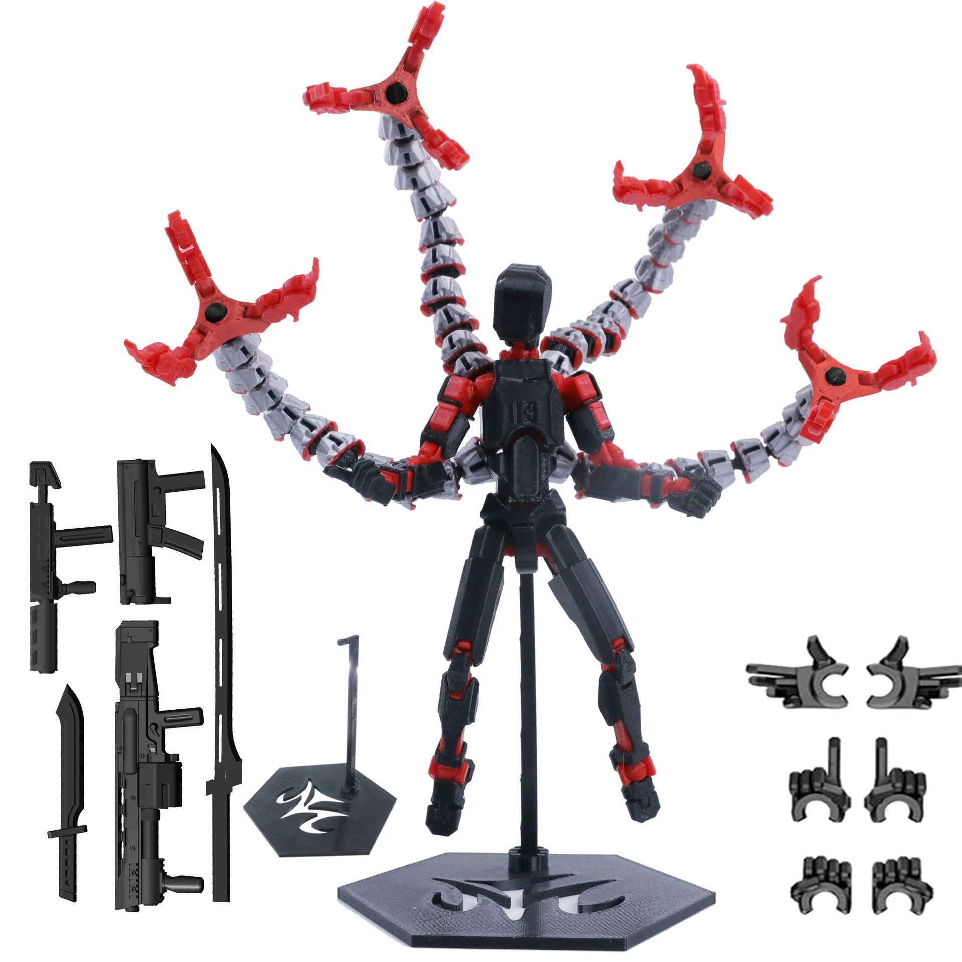 3D Printed Robot Model Toy Mov - 3D Printing Action Figure recension och pris
