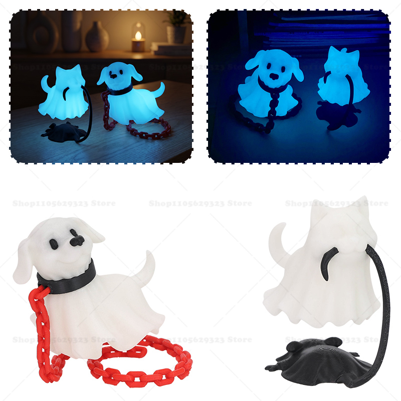 3D Printed Glow In Dark Ghost  - 3D Printing Ghosting recension och pris