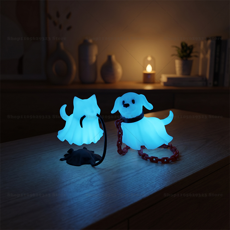 3D Printed Glow In Dark Ghost  - 3D Printing Ghosting recension och pris