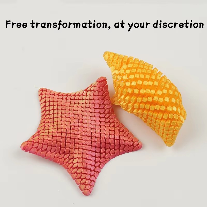 3D Printed Articulated Starfis - 3D Printing Fidget Toys recension och pris
