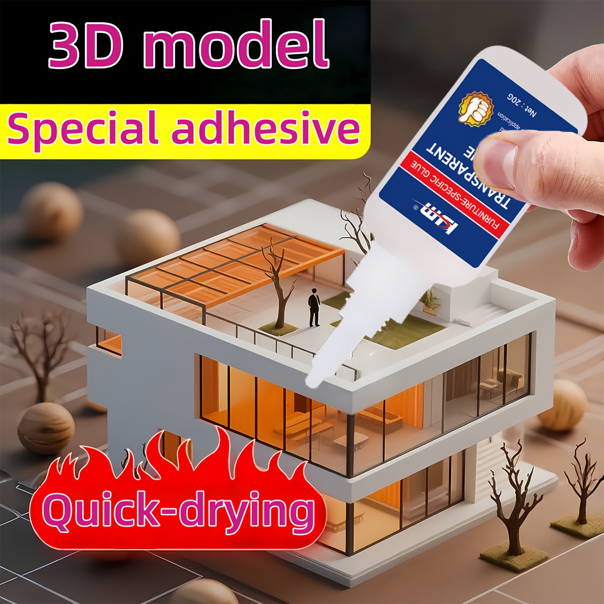 Quick Dry Transparent Special  - 3D Printing Glue Stick recension och pris