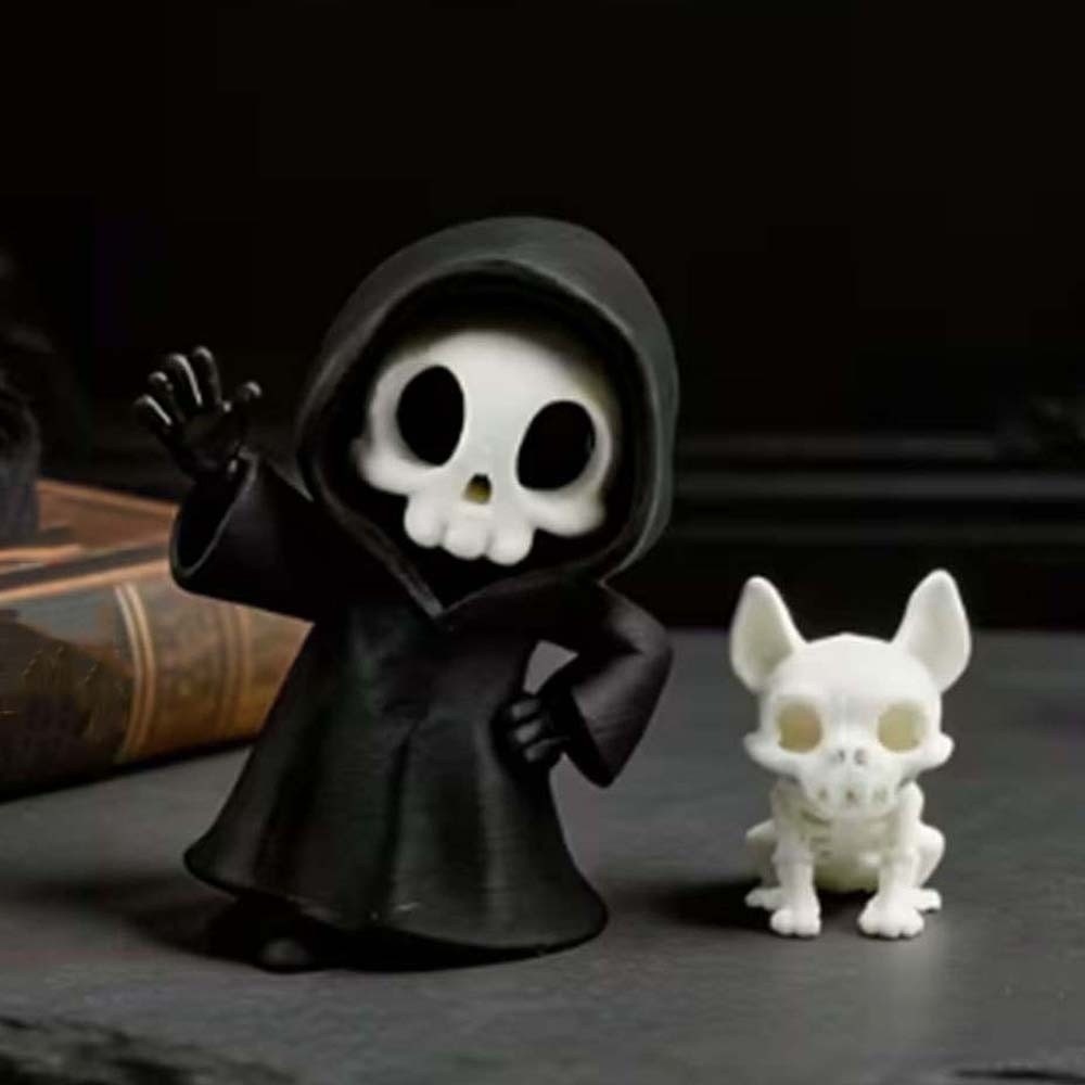 Ghost Desk Statue PLA Skeleton - 3D Printing Ghosting recension och pris