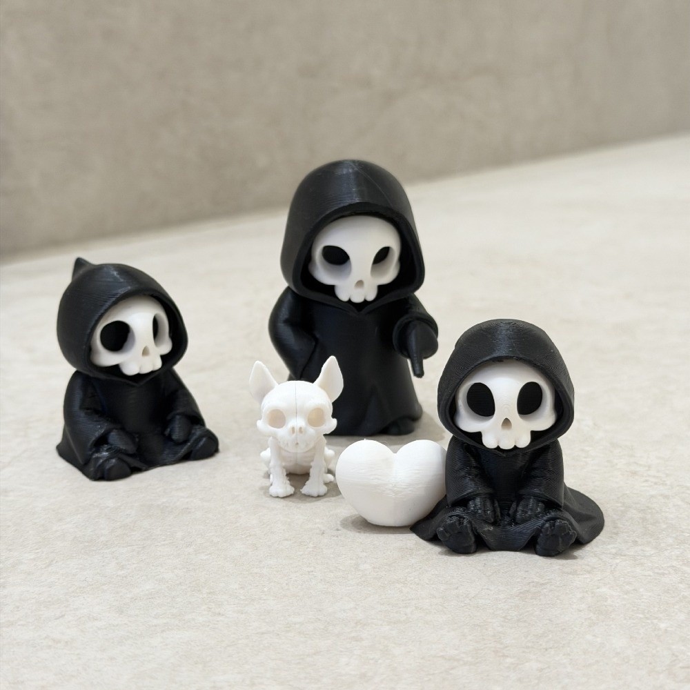 Ghost Desk Statue PLA Skeleton - 3D Printing Ghosting recension och pris