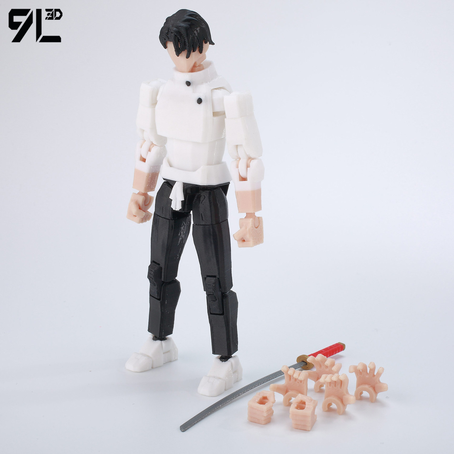 9L3D Lucky13 Dummy13  Form Act - 3D Printing Action Figure recension och pris