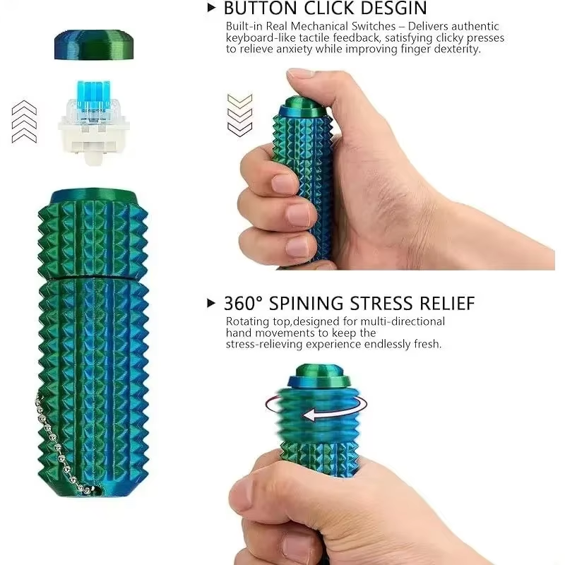 Funny 3D Printed Spiky Fidget  - 3D Printing Fidget Toys recension och pris