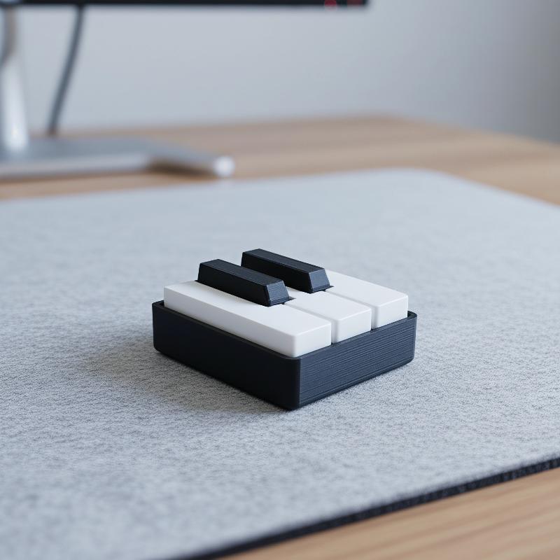 Press-Type 3D Printed PLA Pian - 3D Printing Fidget Toys recension och pris