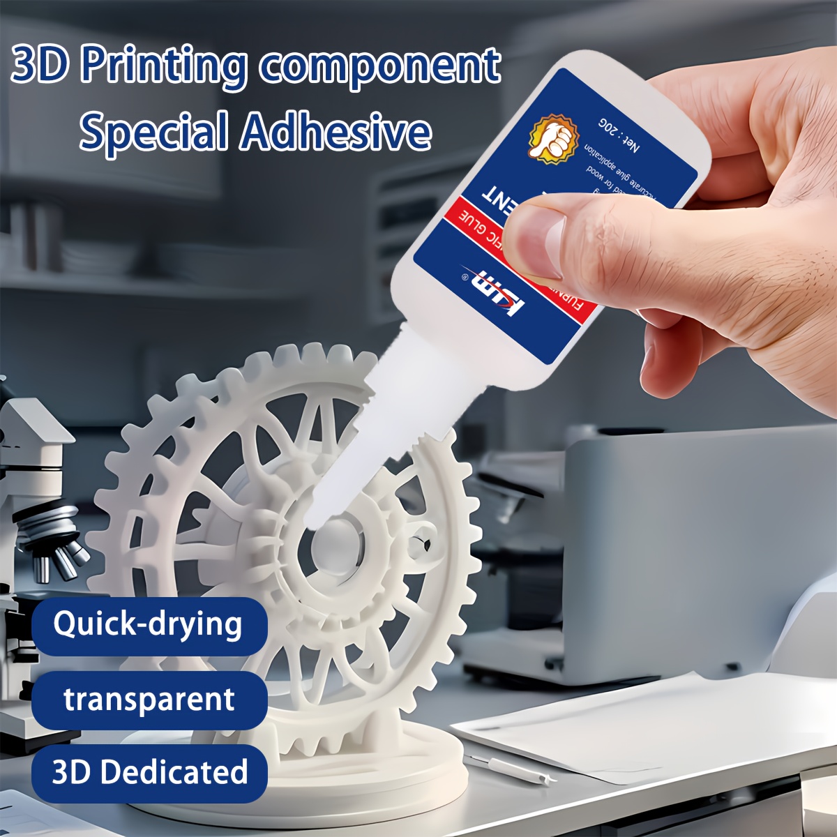 Quick Dry Transparent Adhesive - 3D Printing Glue Stick recension och pris