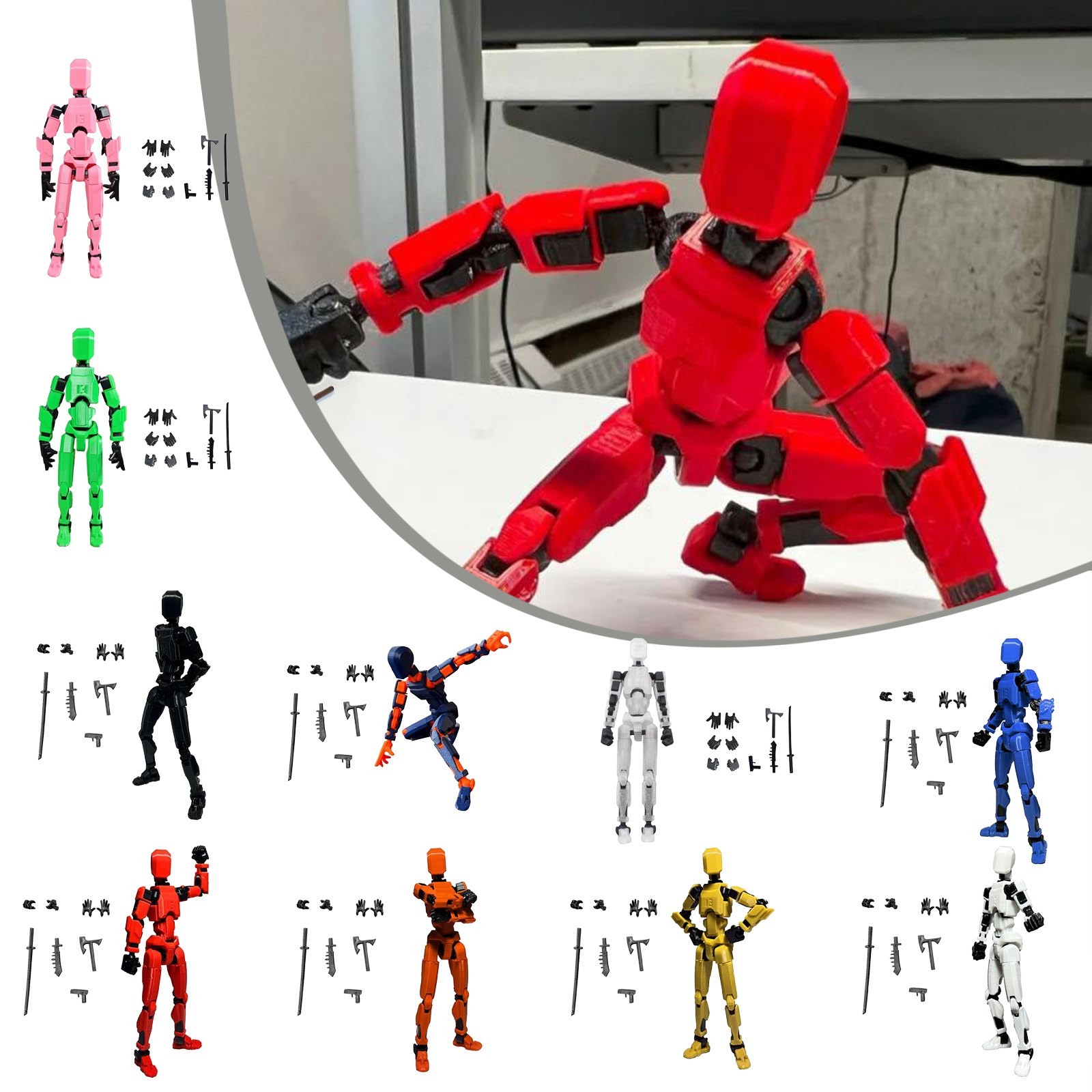 Titan 13 With Wings Figure Toy - 3D Printing Action Figure recension och pris