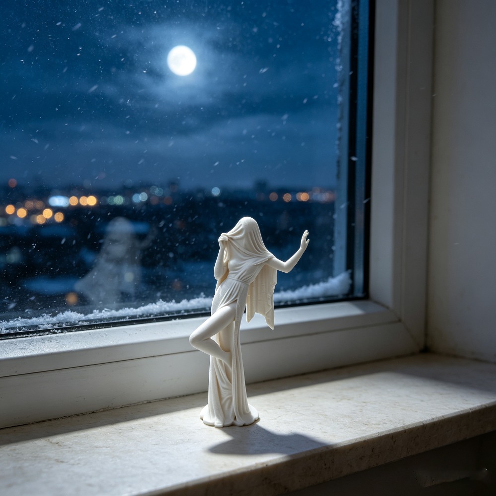 Mystery Dancing Ghost Lady Fig - 3D Printing Ghosting recension och pris