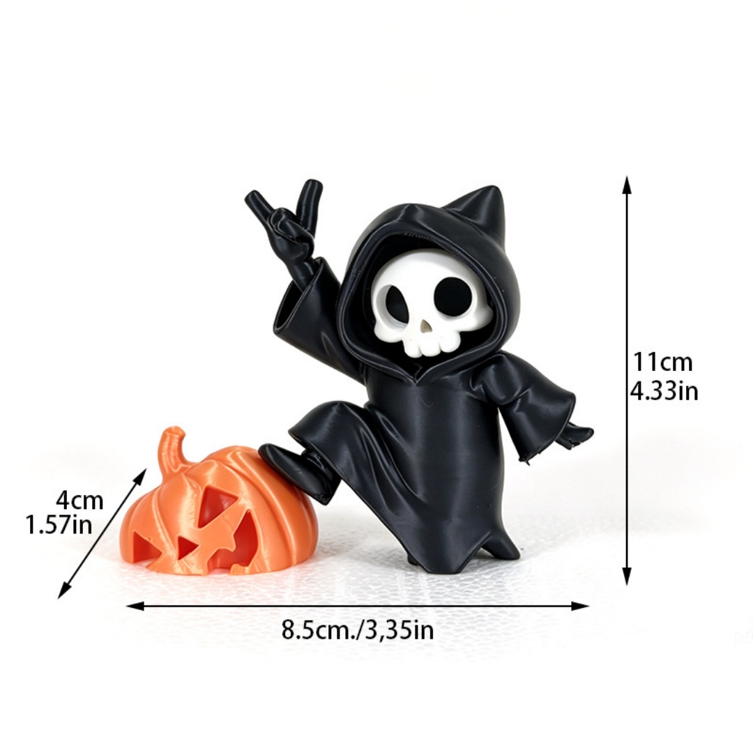 Cat Ear Grim Reaper Halloween  - 3D Printing Ghosting recension och pris