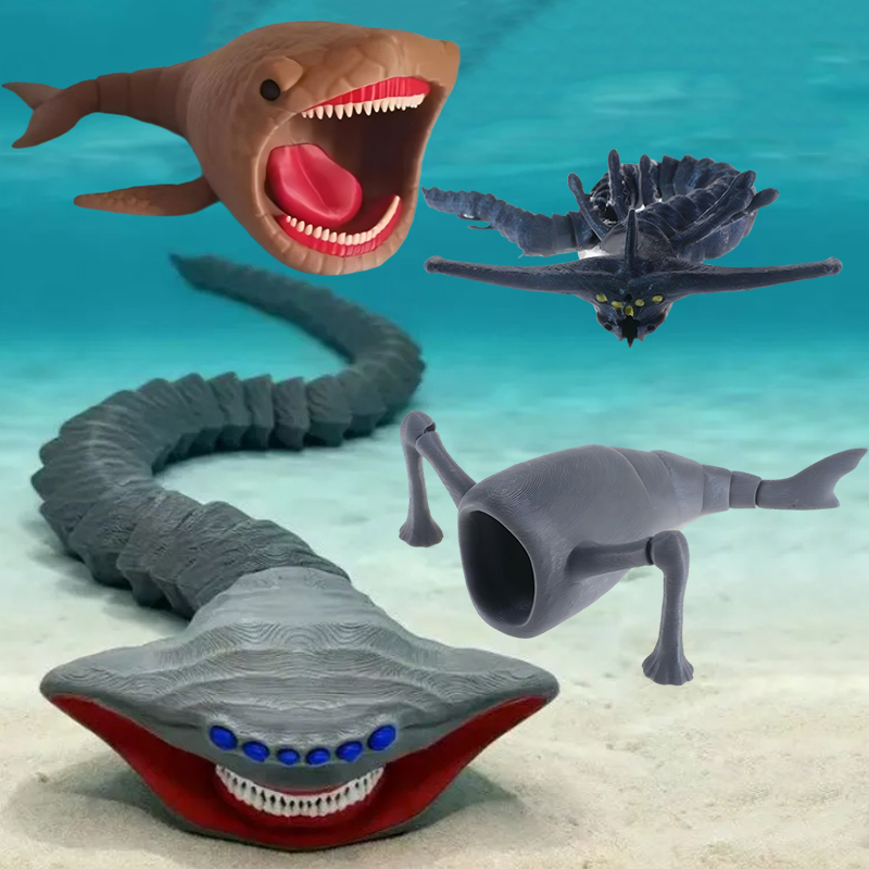 1/4pc 3D Printing Sea Eater Bl - 3D Printing Action Figure recension och pris