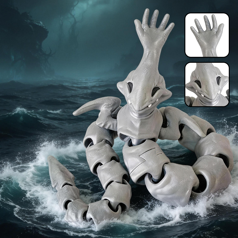 New 3D Printing Sea Eater Bloo - 3D Printing Action Figure recension och pris