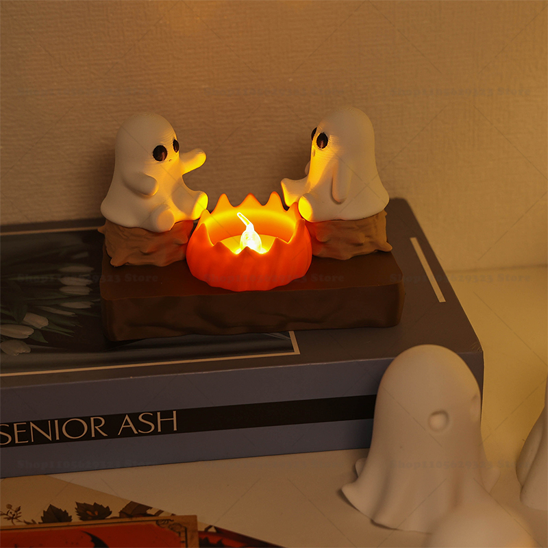3D Printed Ghost Campfire Teal - 3D Printing Ghosting recension och pris