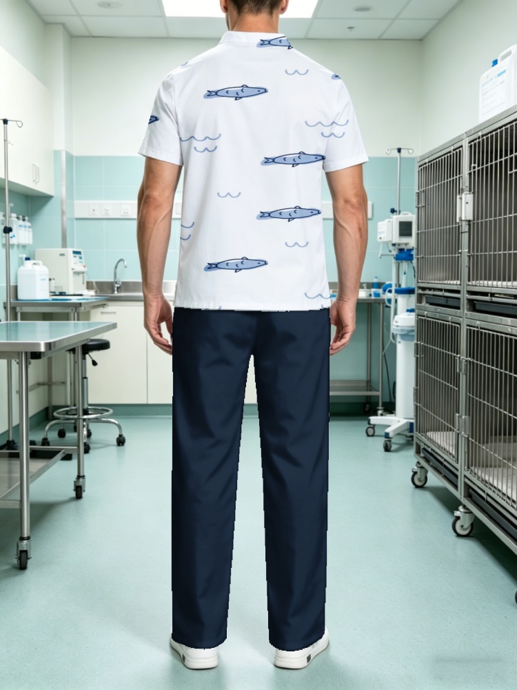 Mens Cute Ocean Fish All Over  - 3D Printing For Medical recension och pris