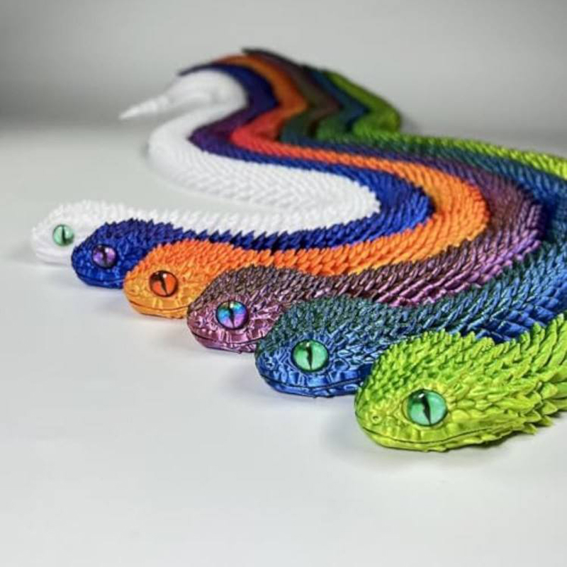 2026 New 3D Printed Snake Real - 3D Printing Fidget Toys recension och pris